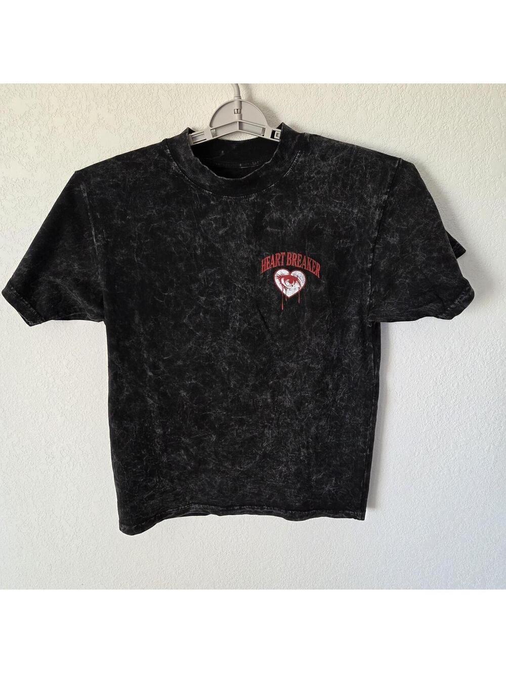 Fashion Nova Men's Black and Grey Tshirt
